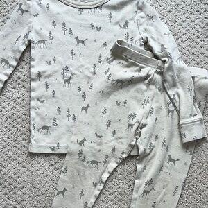 Little Co. 🦌 Forest Pajamas 2t gender neutral deer fox squirrel